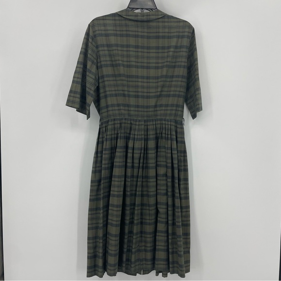 Vintage Barnsville USA Short Sleeve Plaid Shirt Dress Sz 17/18 - Picture 2 of 6
